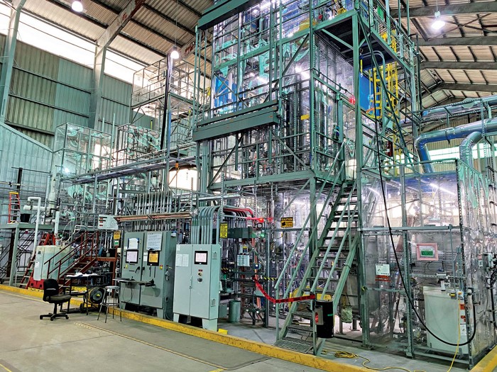 A photo of Chemetry's Moss Landing, California, pilot plant. 09835-feature1-plant.jpg