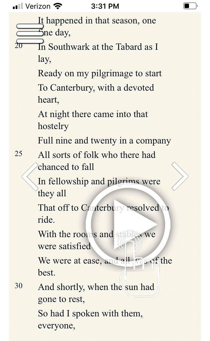 An image of the Canterbury Tales app. 09807-newscripts-chaucer.jpg