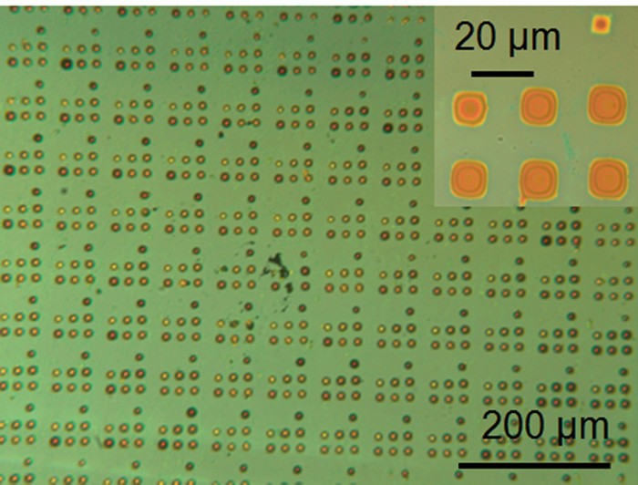 Using Force To Pattern Organic Compounds On Graphene