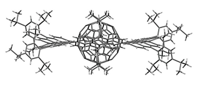 Chemists synthesize Saturn-shaped molecule