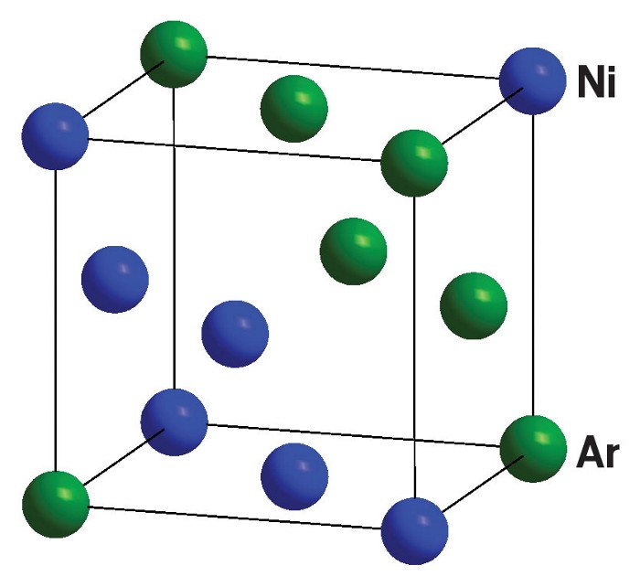 Argon reacts with nickel under pressurecooker conditions