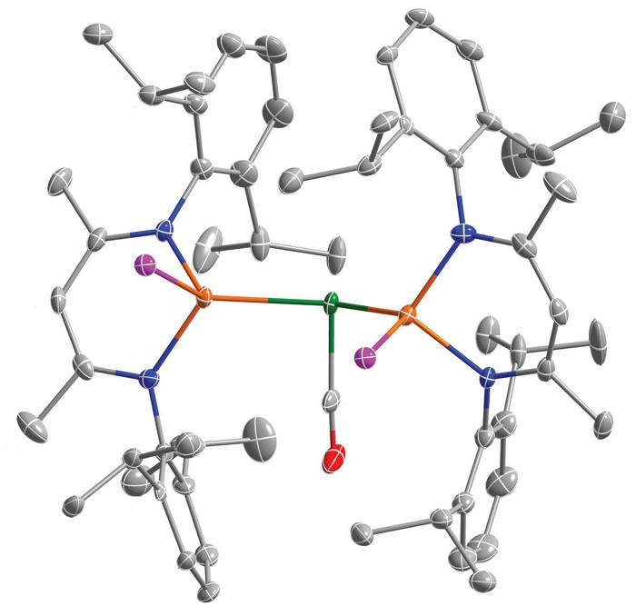 Siliconcarbonyl complex is stable at room temperature